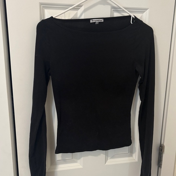 Reformation Tops - Reformation Wiley Ballet Neck Top